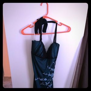 Teal gown only worn once or twice